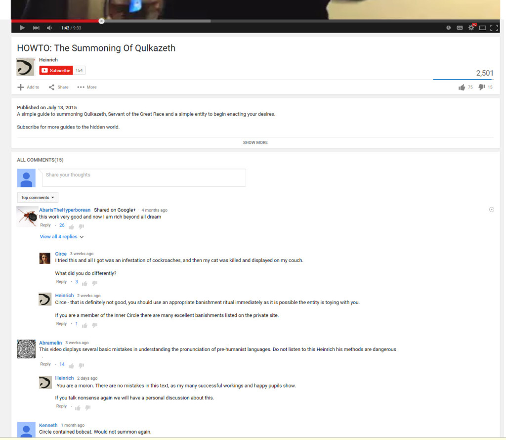 Heinrich's-Youtube-Comments